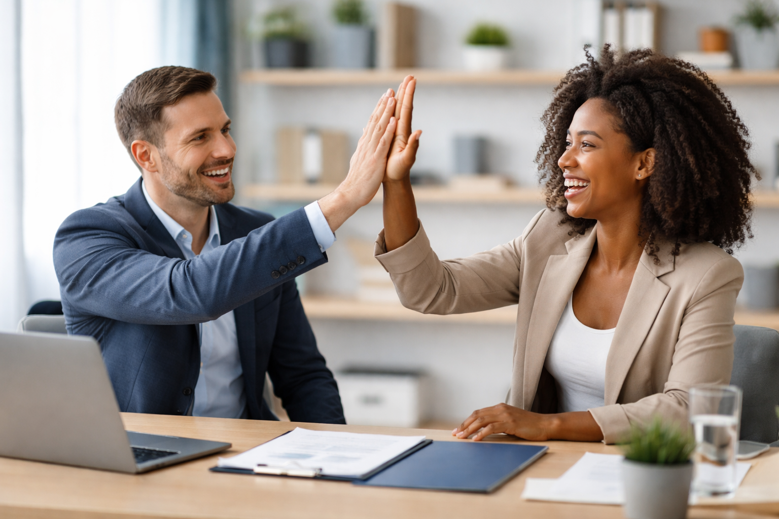 Candidate and recruiter match visual.